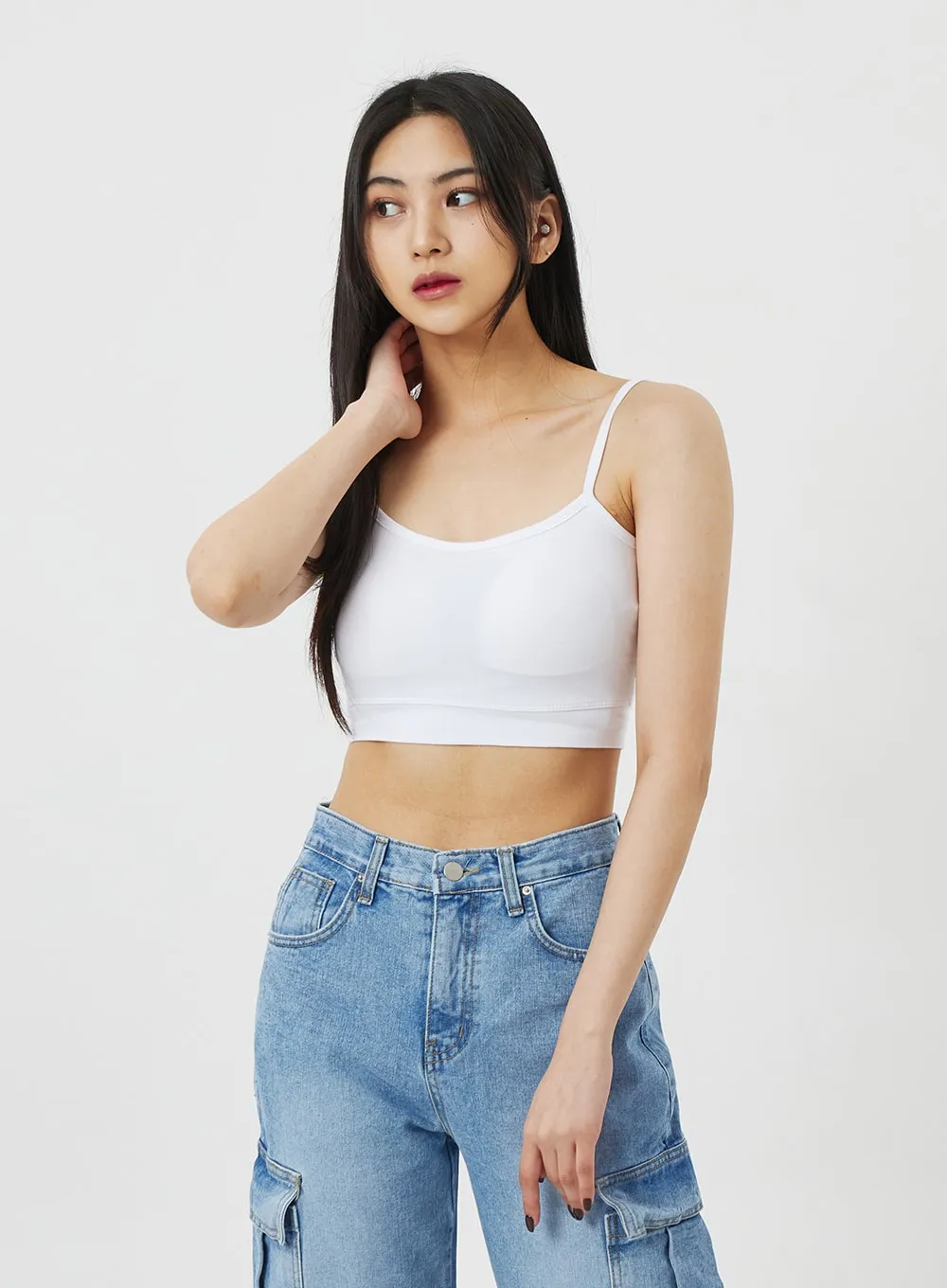 Wide Leg Cargo Jeans BF323