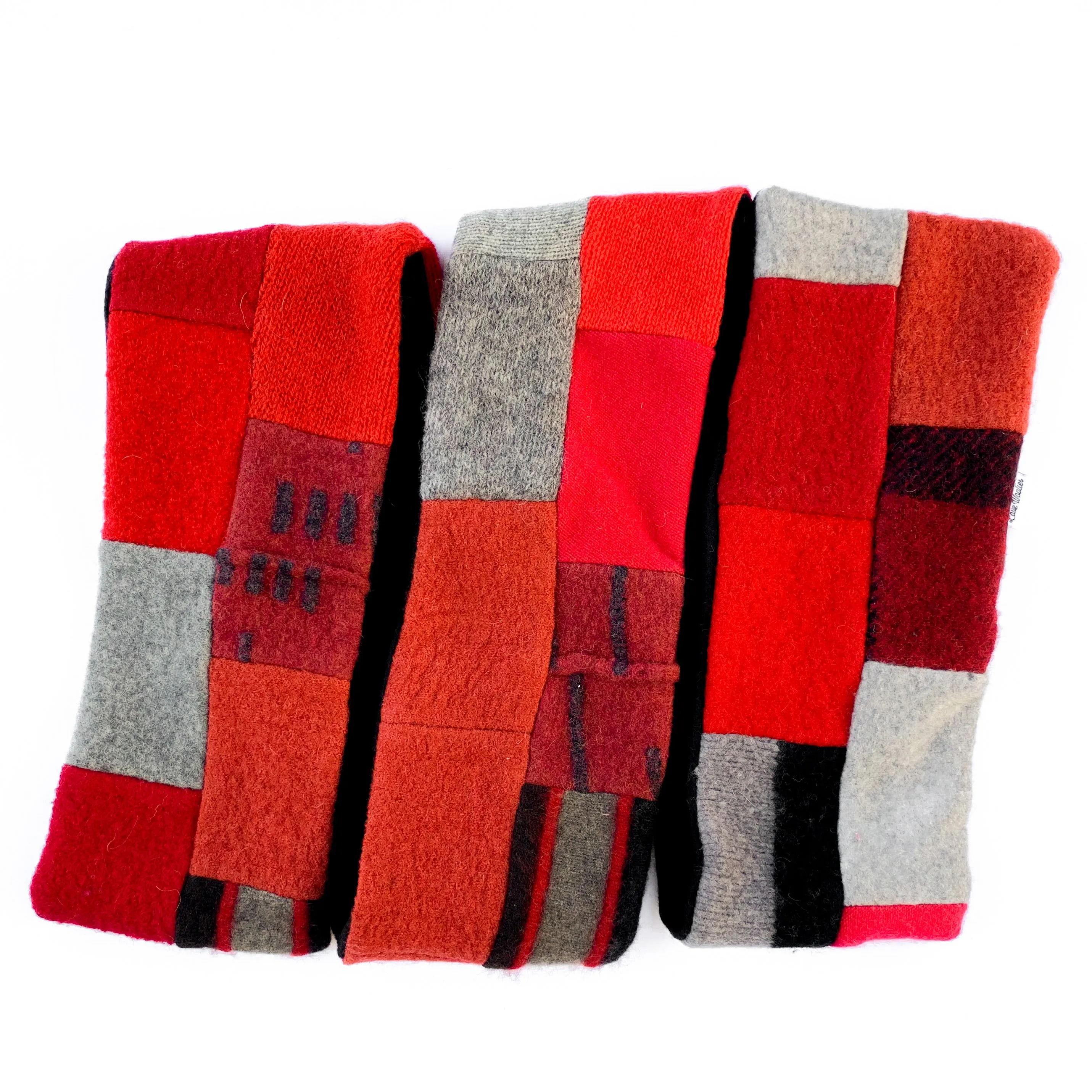 Wool Sweater Scarf | Red Team
